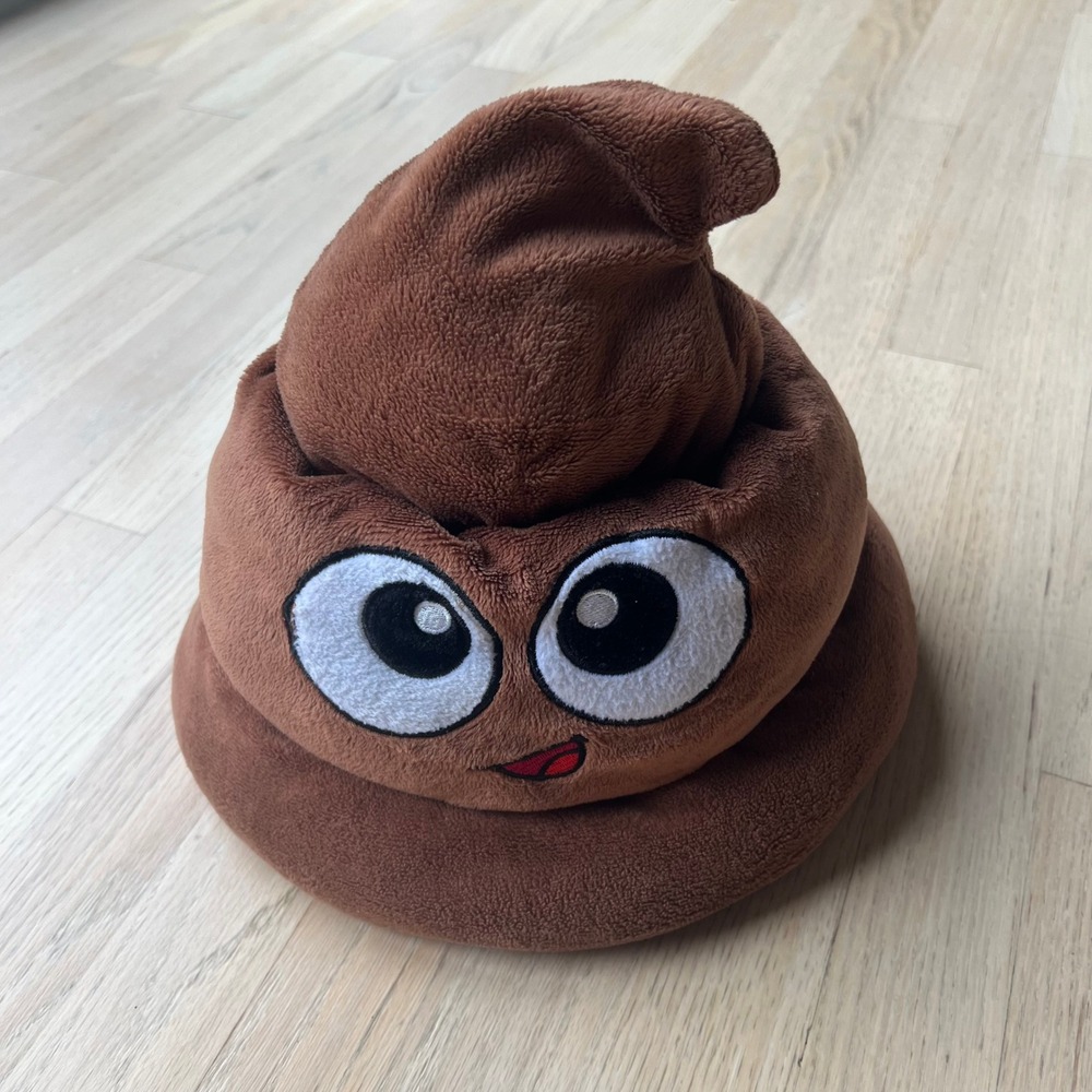 Fiesta‎ Stinky Hat Brown Poop Emoji Plush Novelty Costume Accessory C17319